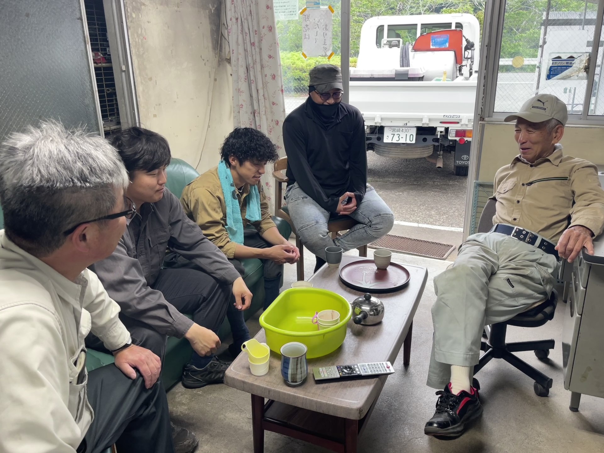 ▶ 1日の始まりは、お茶を飲みながらゆっくりと